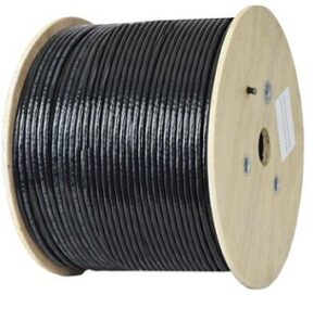 کابل شبکه اوتدور outdoor نگزنس Cat6 SFTP تست چنل روکش PVC حلقه 305 متری