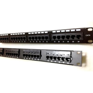 پچ پنل 24 پورت AMP Cat6 UTP کیستونی